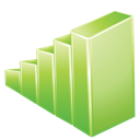 Graph, Green Icon