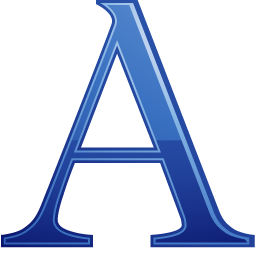 a, Letter Icon