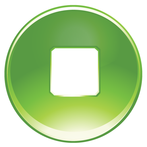 Green, Stop Icon