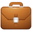 Briefcase, Milky Icon