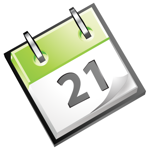 Calendar, Date, Green Icon