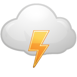 Cloud, Lightning Icon