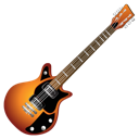 Guitar, Orange Icon