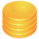 Database, Orange Icon