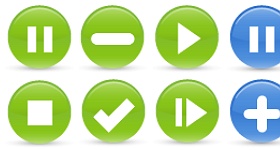 Glossy Button Icons