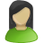 Female, Green, Olive, User Icon