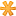 Asterisk, Orange Icon