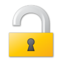 Lock, Yellow Icon