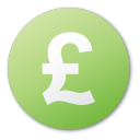 Currency, Green, Pound Icon