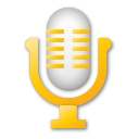 Microphone, Yellow Icon