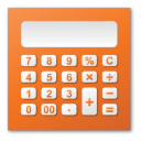 Calculator, Red Icon