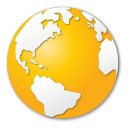 Earth, Globe, Internet, World, Yellow Icon