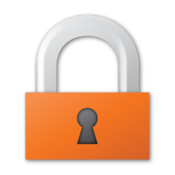 Lock, Red Icon