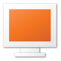 Monitor, Red Icon