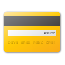 Card, Credit, Yellow Icon