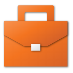 Red, Suitcase Icon