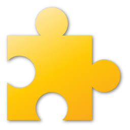 Puzzle, Yellow Icon