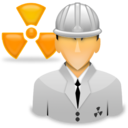 Engineer, Nuclear, Radiation, Worker Icon