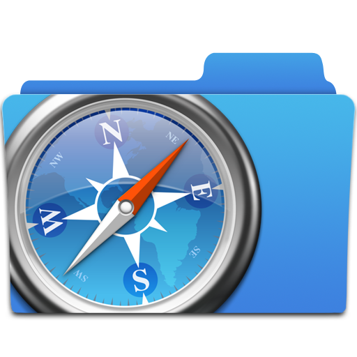 Apple, Folder, Safari Icon