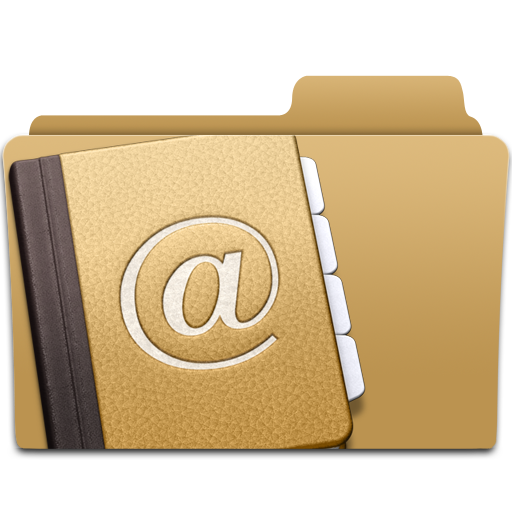 Address, Contacts, Folder Icon