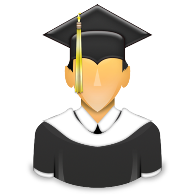 Graduated, Learner, Student, University Icon