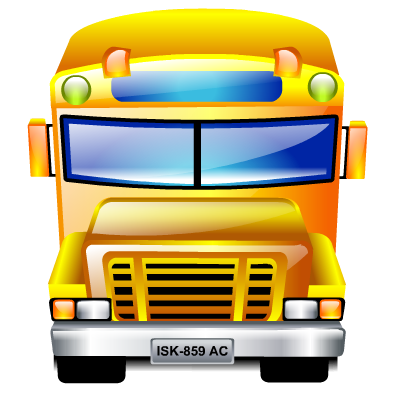 Bus, School, Service, Transportation Icon
