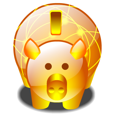 Bank, Piggy, Savings Icon