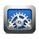 Execute, Gears, Preferences, Settings, System, Utilities Icon