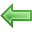 Arrow, Green, Left Icon