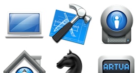 Mac OS X Style Icons