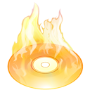 Burn, Disk, Fire Icon