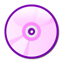 Cd, Disc, Dvd, Pink Icon