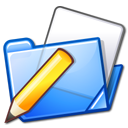 Folder, Pen, Write Icon