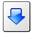 Arrow, Blue, Download, File Icon