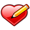 Bookmark, Edit, Heart, Love, Pen Icon