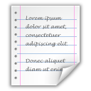 Document, Enriched, List, Paper, Text Icon