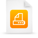 Document, File, Orange, Paper Icon