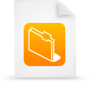 Document, File, g, Orange, Paper Icon