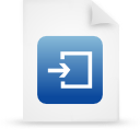 Blue, Document, File, g, Paper Icon