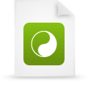 Document, File, g, Green, Paper Icon