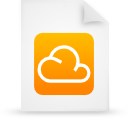 Cloud, Document, File, g, Orange, Paper Icon