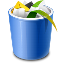 Bin, Full, Recycle, Trash Icon