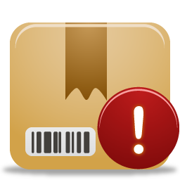 Package, Warning Icon