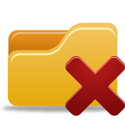Delete, Folder Icon