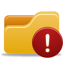 Folder, Warning Icon