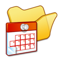 Folder, Scheduled, Tasks, Yellow Icon