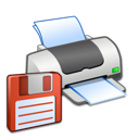 Floppy, Printer Icon