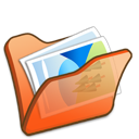 Folder, Mypictures, Orange Icon