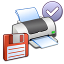 Default, Floppy, Printer Icon