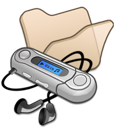 Beige, Folder, Mymusic Icon